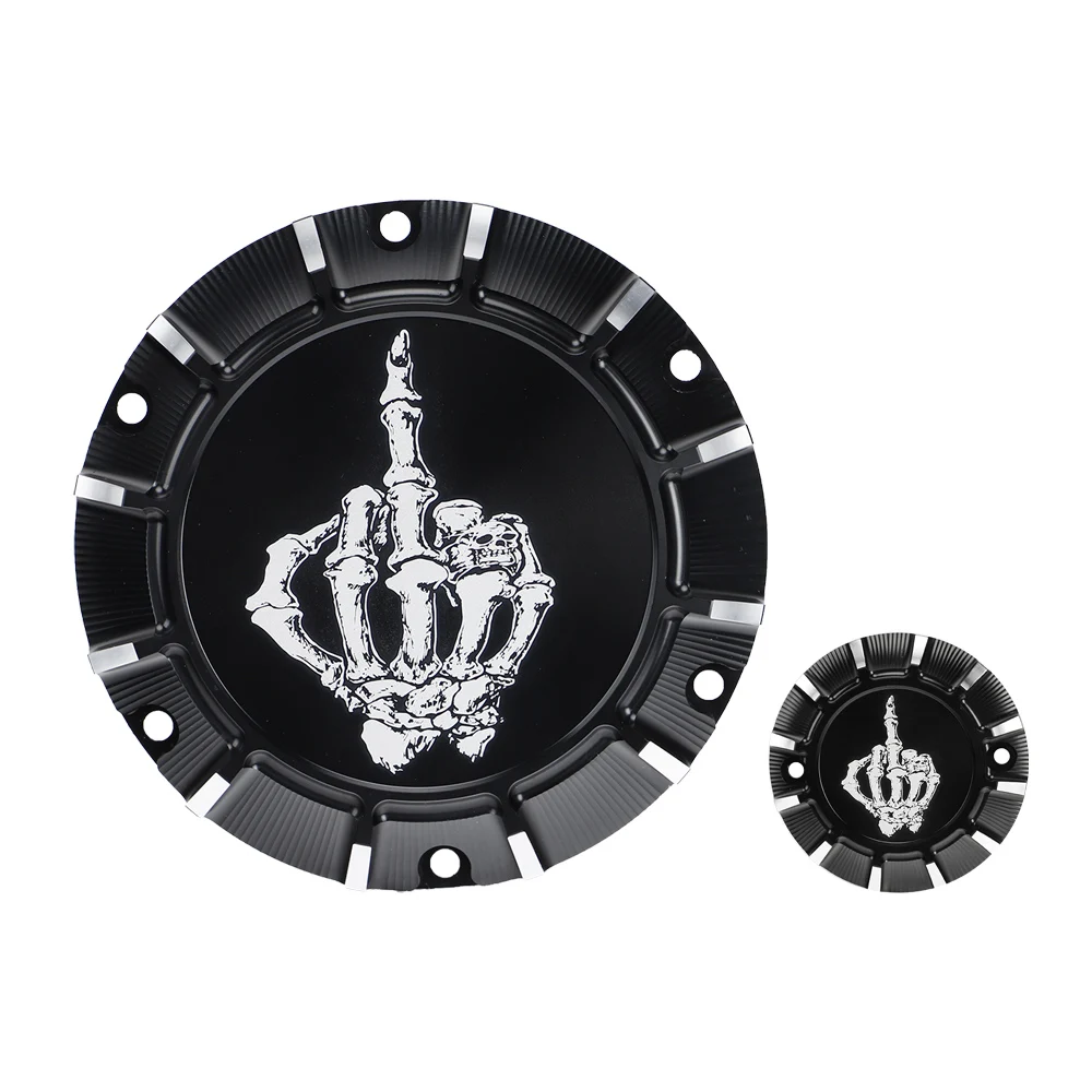 Motorrad Motor Derby Timer Abdeckung für Harley Sportster Eisen 883 1200 achtund vierzig zweiund siebzig xl1200 CNC Kupplung Seiten abdeckungen – Detail 18