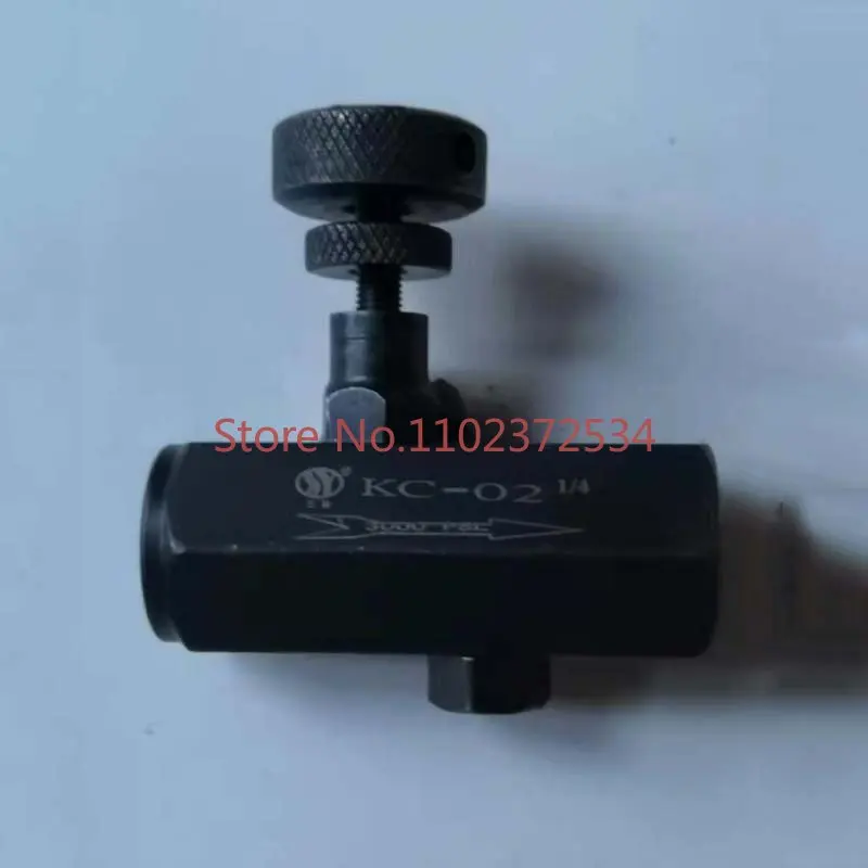 Valvola Di Controllo Del Flusso Della Valvola A Farfalla Unidirezionale Tubolare A Pressione Dell'Olio Idraulico Da 5 Pezzi Kc-02 Kc-03 Kc-04 Kc-06 08
