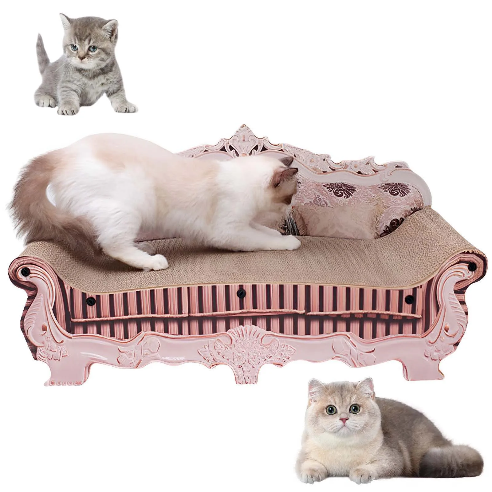 

Cat Scratching Board Pad Toys Unique Designs Fashionable Couch Sofa Bed Suitable for Exercise Muscle Toning
