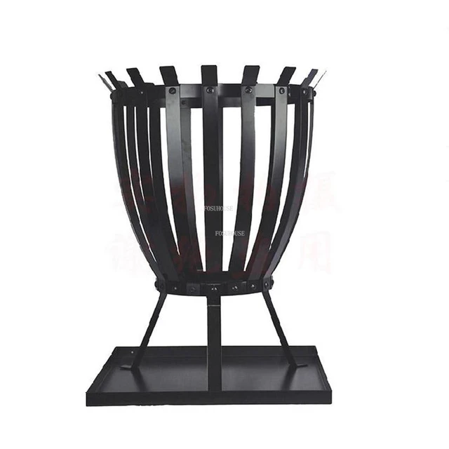 Tábortűz Party Tűz Gödrök Kültéri Kemping Kemence Máglya Kályha Grill Állvány Háztartási Udvar Faszén Fűtési Tűzhely - Image 2