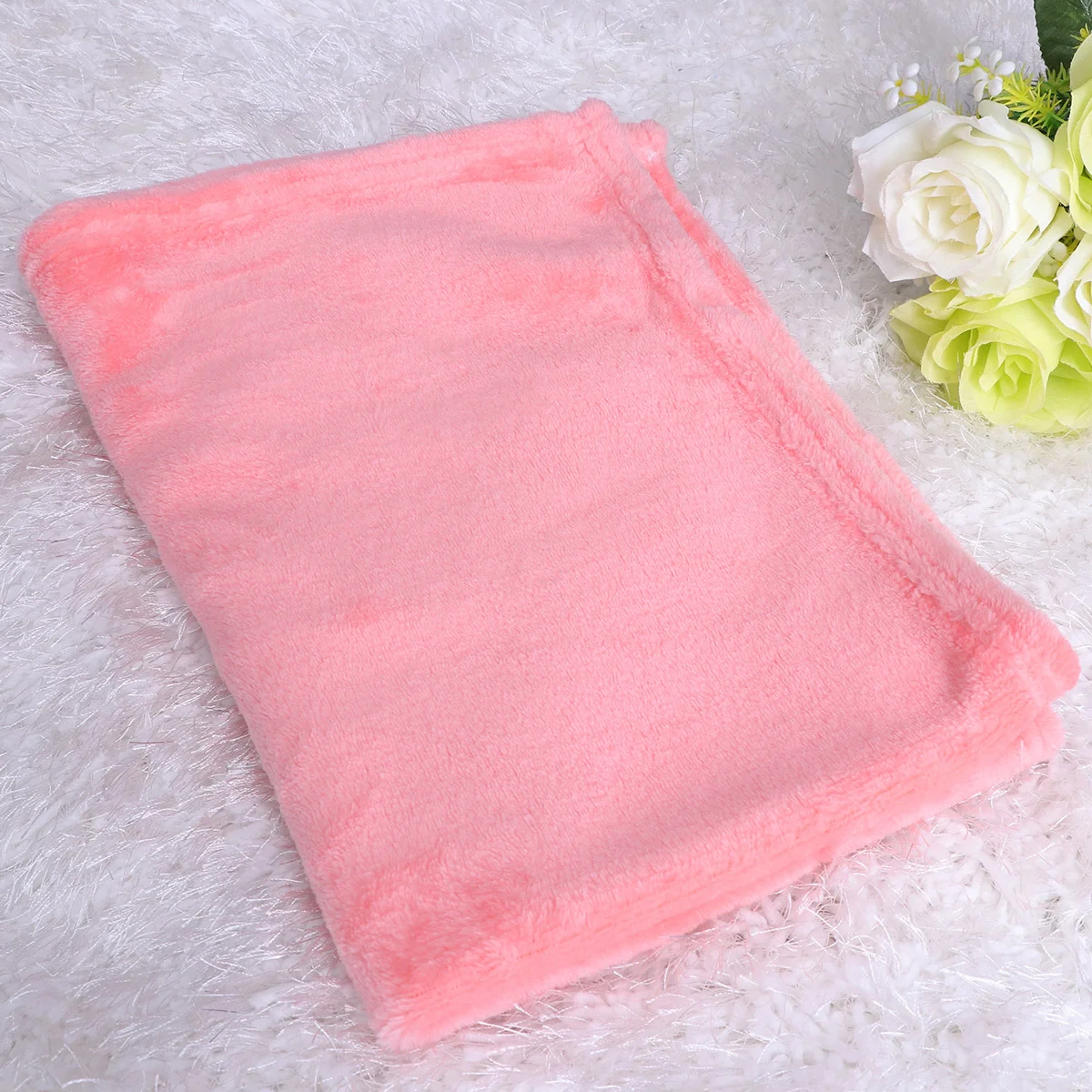 Fleece Throw Blanket Plush Blanket Blankets Fuzzy Fluffy Blanket Lightweight Couch Blanket Shaggy Blanket for Sofa Chair Pink