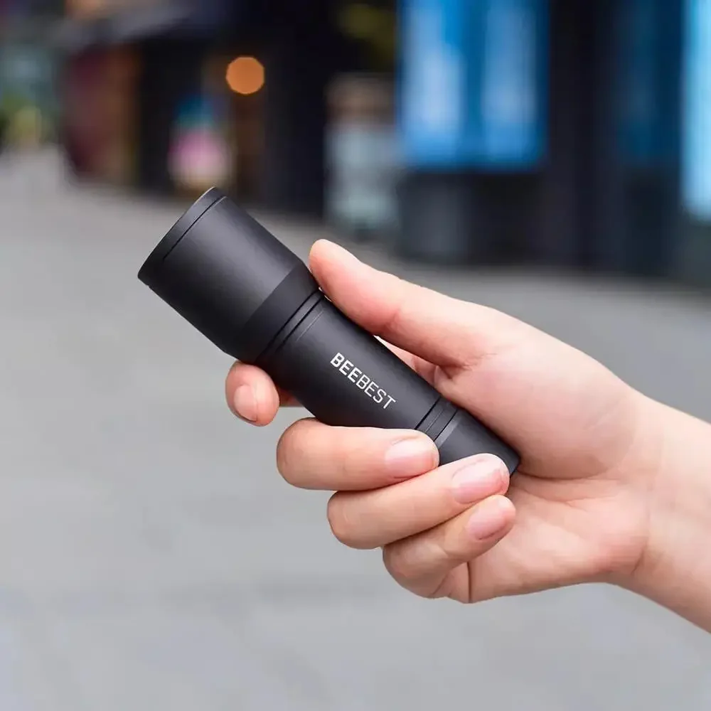 130m Lightweight AAA EDC Flashlight Waterproof SOS Portable Mini Torch BEEBEST From Youpin portable flashlight