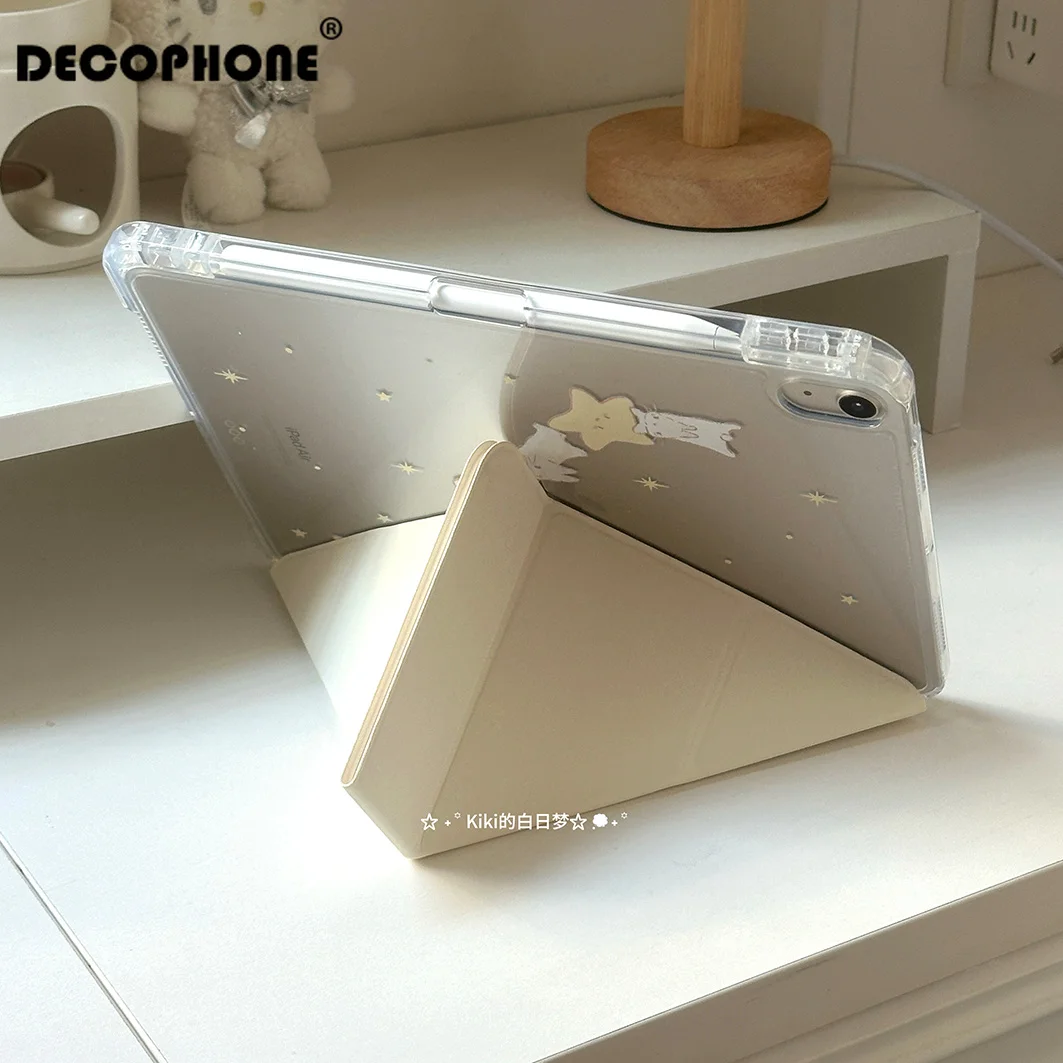 Cute Star Bunny 3+Y-Fold Tablet Case