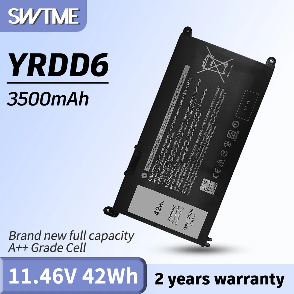 Batterie D'origine Dell Inspiron 1525/1526 – 85Wh 9 Cellules, Modèles GP952 RU586, Neuve