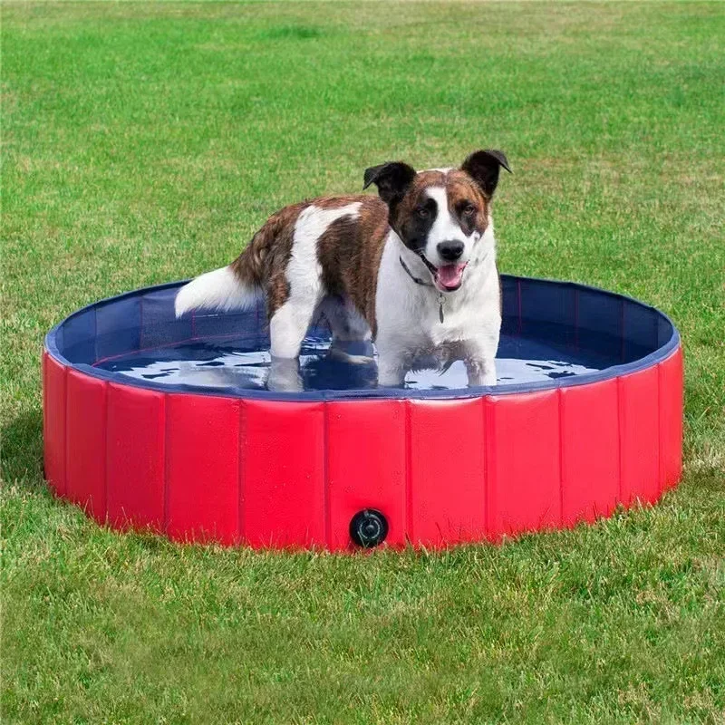 Cat Sand Pool Cleaning Supplies Pet Bath Basin Dog Mobile Folding Pool Swimming inflatable swimming pool