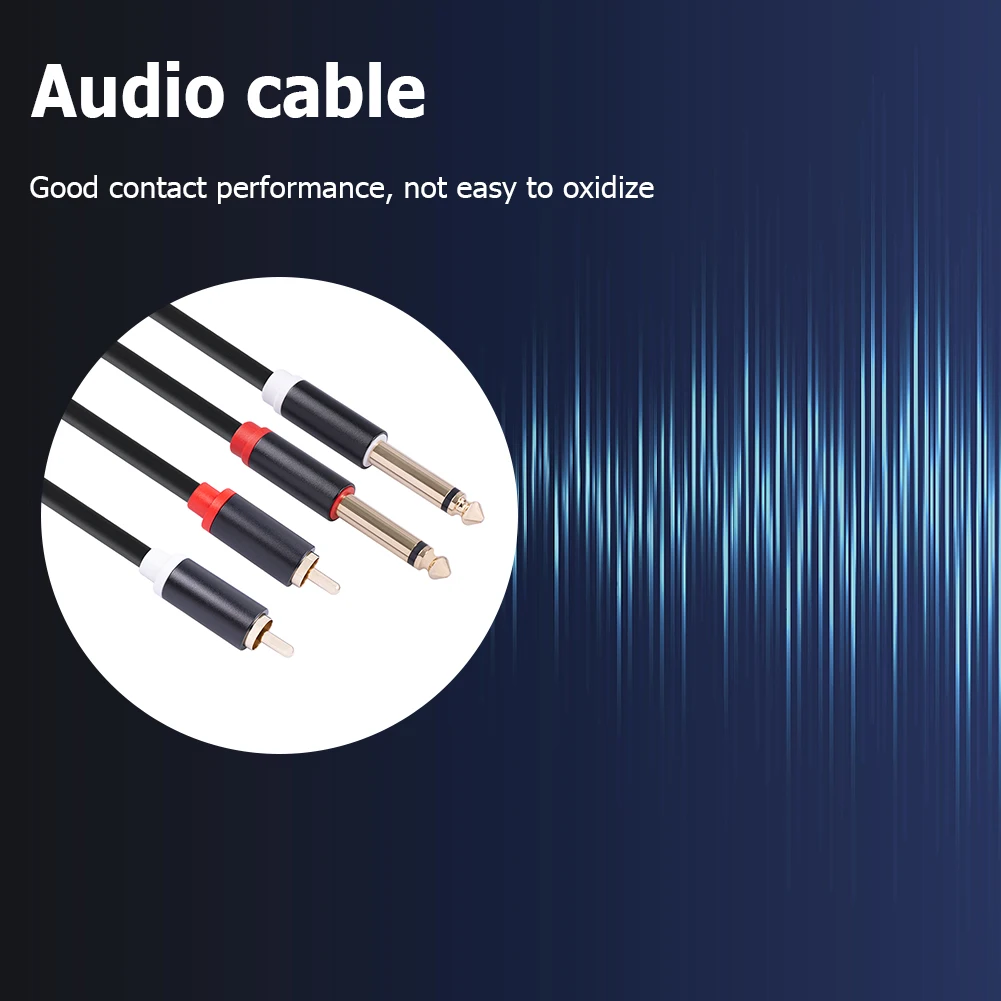 Ŀ ͼ  Ŀ ø ڵ,  ̺ ü, 1.5m 2 RCA -2 6.35mm 