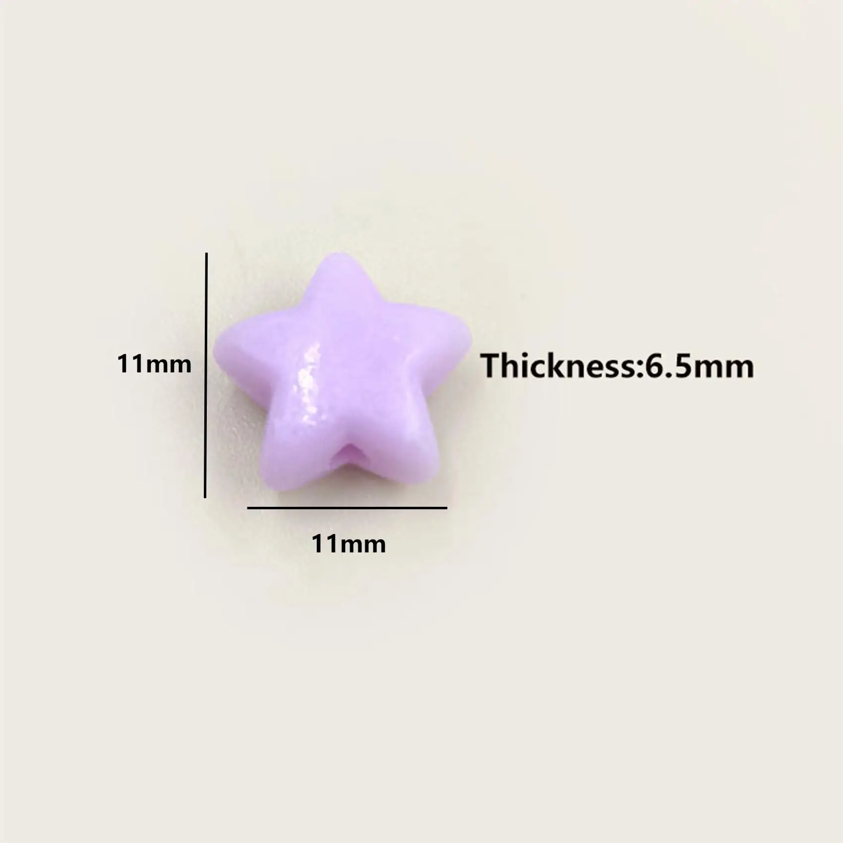 75 Stück Stern-Perlen Aus Harz – 8 Mm & 10 Mm, Transparent, Mit Sternmuster, Für Schmuck-Basteln