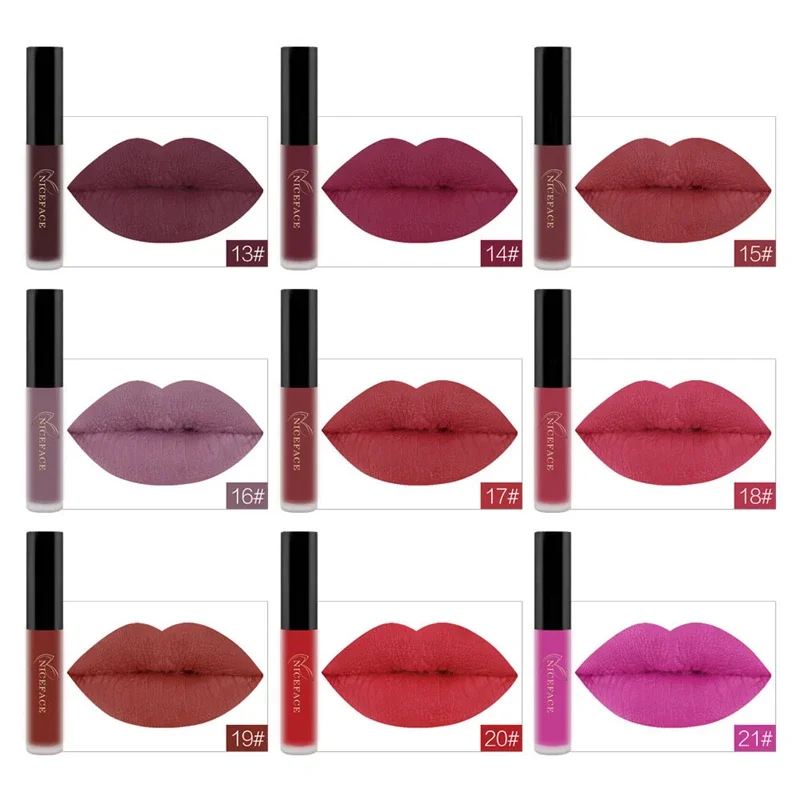 Waterproof Matte Liquid Lipstick Makeup Lip Long Lasting Gloss for Women Girls lip gloss lip makeup