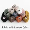5 Pairs of Women's Spring and Summer Four Seasons Simple Cartoon Embroidered Dog Cute and Sweet Heel Comfortable Socks 1