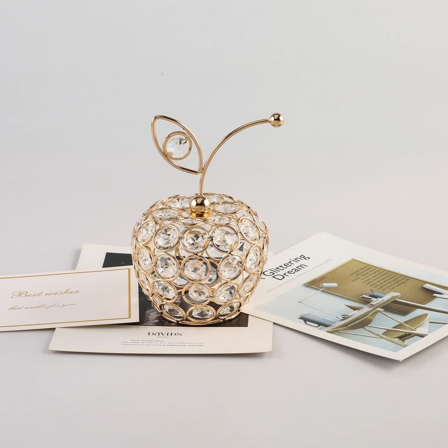 Gold Crystal Pineapple Decorative Ornament 4