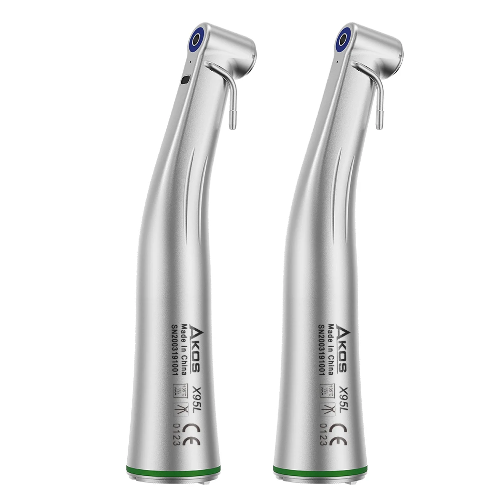 

New Model 20:1 Reduction Low Speed Hand piece Contra Angle Handpiece X-SG20L With Led Fiber Optic For Dental Surgery Implant
