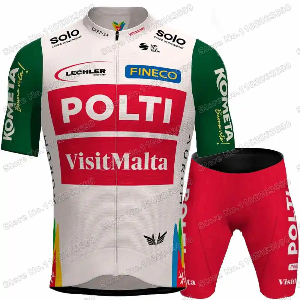 TEAM POLTI サイクリングジャージ　Lサイズ 2025 Team Polti Kometa Cycling Jersey Set Summer Cycling