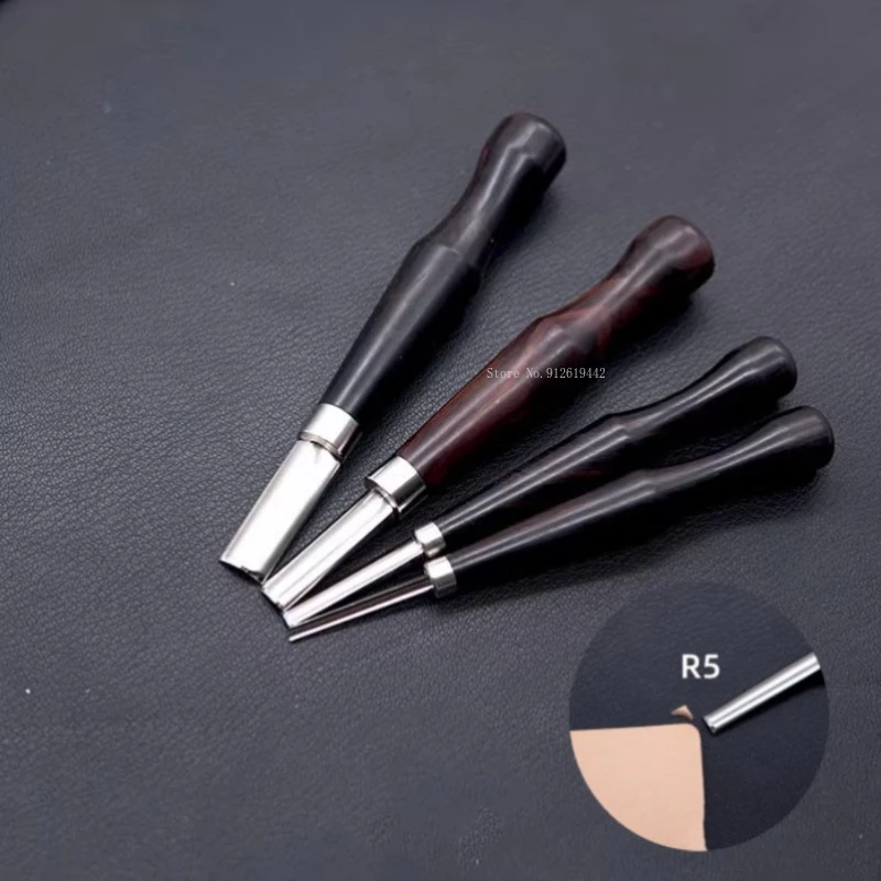 Leather Light Round Semi-round Chamfer 1/4 Round Knife Corner Cutting DIY Leather Chamfer Bag/shoe Trimming Tool Cutter