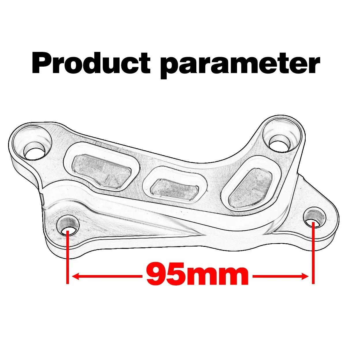 Motorrad 320 MM Vorne Schwimmende Bremsscheibe Rotor Für KTM EXC SX SXS XCW EXCF SXF XCF XCW 125 200 250 300 400 450 525 530 – Detail 1
