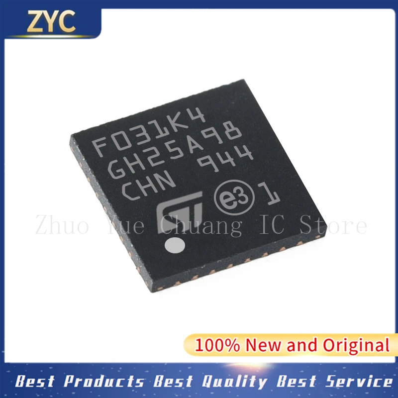 

10PCS/Lot STM32F031K4U6 F031K46 STM32F031K4U6TR QFPN-28 ARM 100% New Original MCU IC Chip