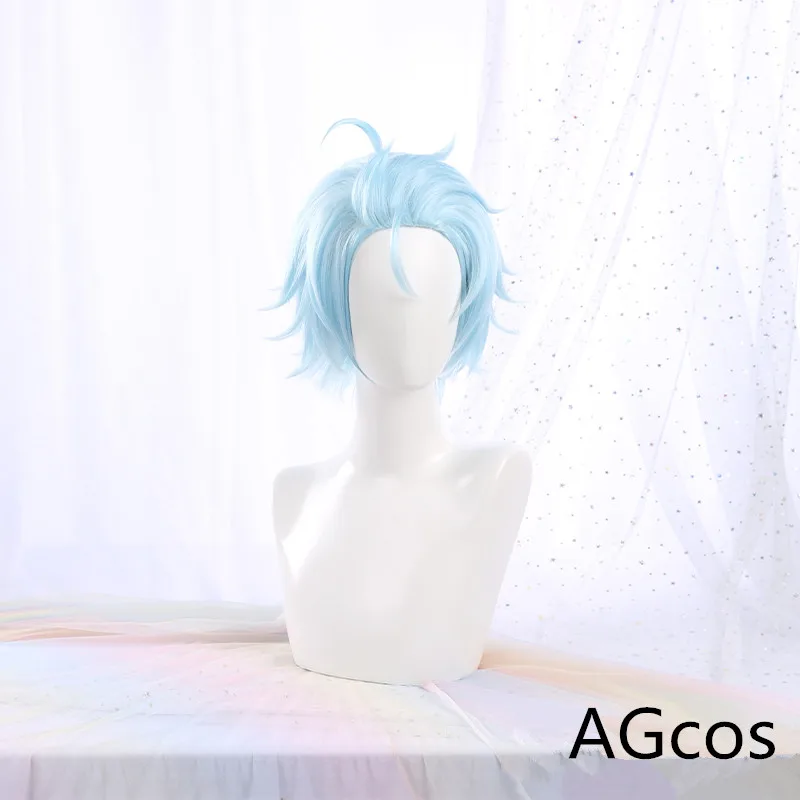 

Женский парик для косплея AGCOS Genshin Impact Chongyun