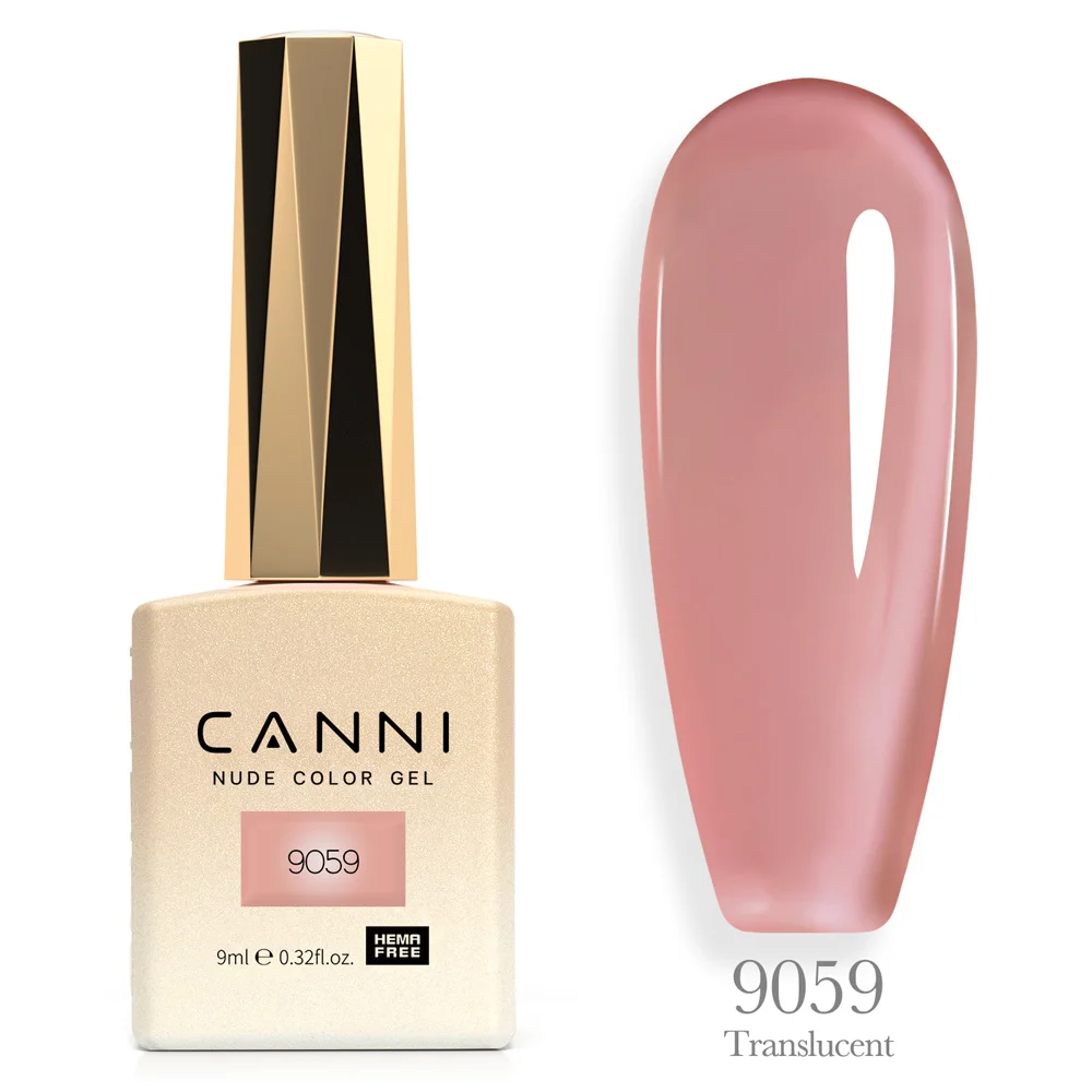 Canni HEMA-Free TPO-Free Transparent Nude Jelly Nail Gel Lacquer - 9ml