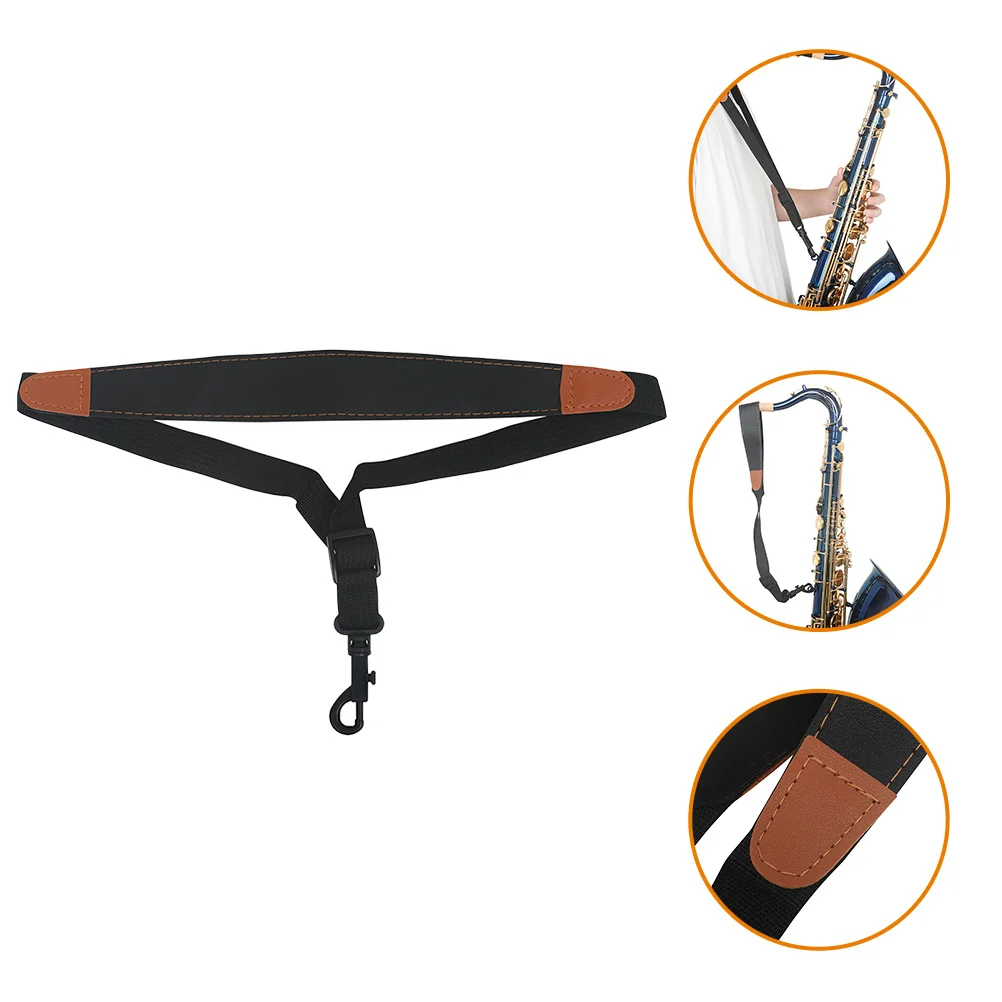 

Neckband Sax Strap Lanyard Saxophone Hanging Universal Shoulder Abs Straps Alto