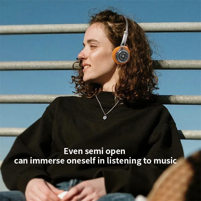 سماعة رأس بخاصية البلوتوث خفيفة الوزن على الطراز ا...