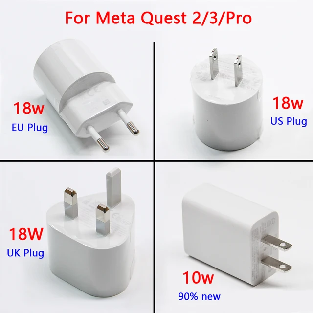 Power Adapter Quest Charger Nacon Meta Quest AC Adaptor, Charger