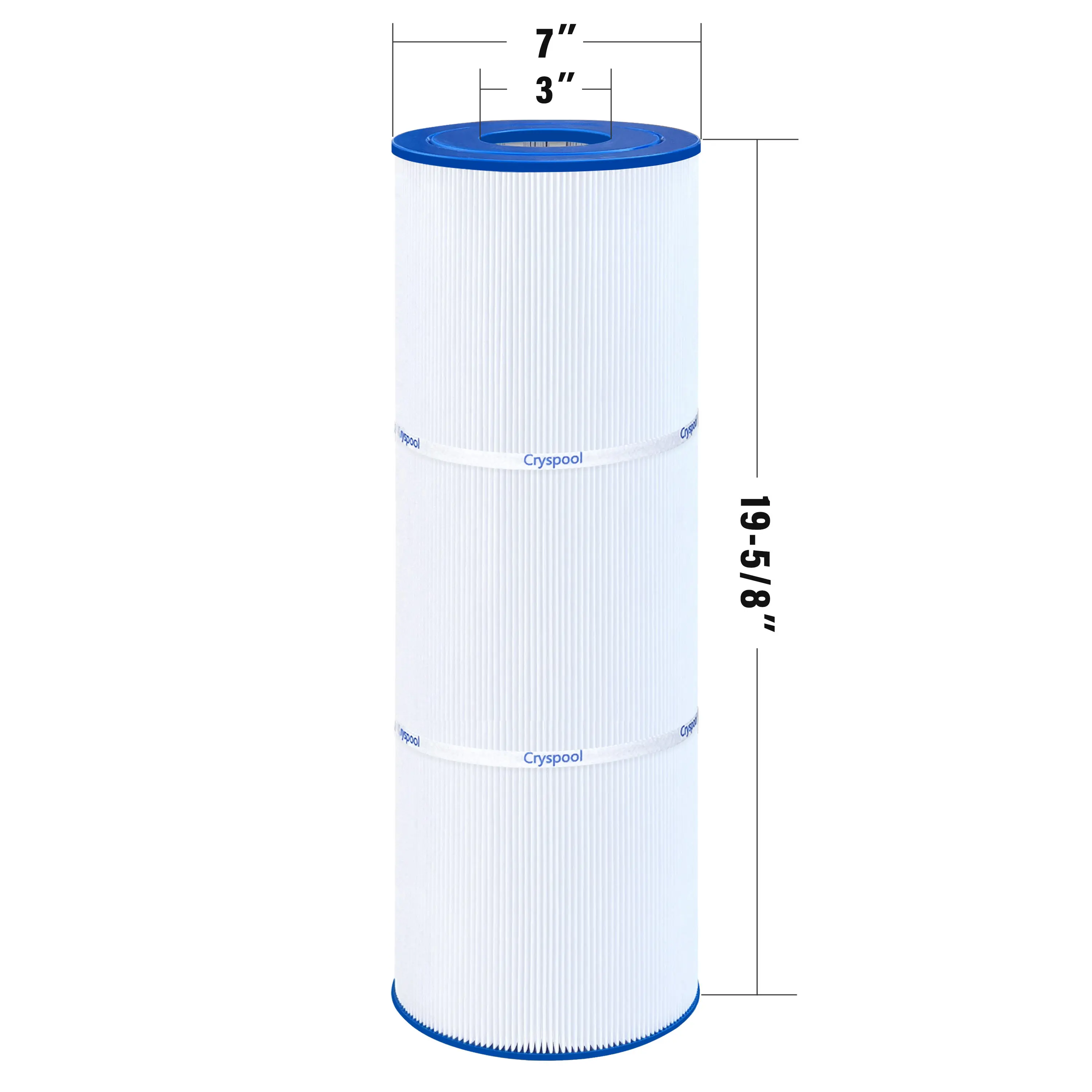 Spa Filter Cryspool Pool Filter Compatible with CX580XRE SwimClear C3025 C3030 PA81 C-7483 FC-1225 4&times;81 Sq. Ft 4 Pack