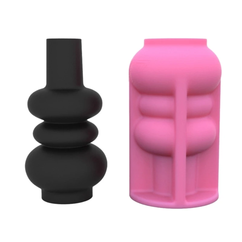 

DIY Pen Storage Silicone Mold Gourd Shape Flower Vase Mold Home Dropship