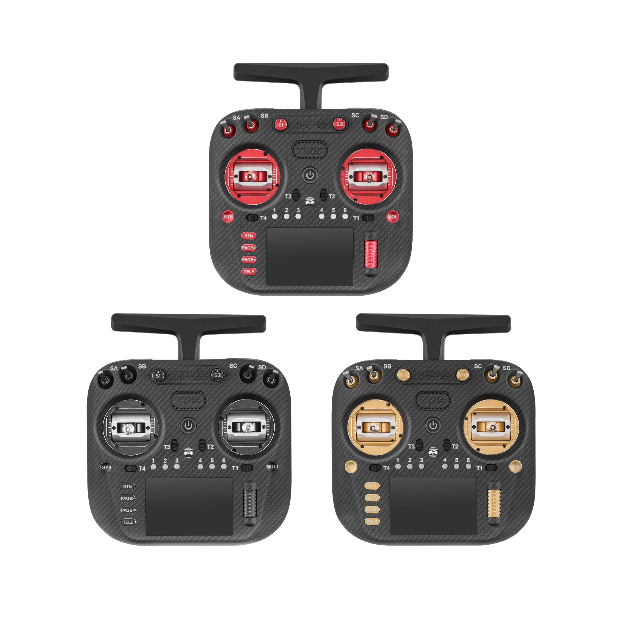 RadioMaster TX15 Max Radio Controller 3.5inch IPS Touchscreen ExpressLRS With AG02 CNC Hall Gimbal Built-in Gyro Microphone 1