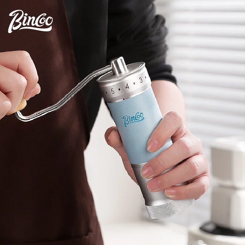 مطحنة قهوة يدوية احترافية بتروس فولاذية سداسية قابلة للتعديل