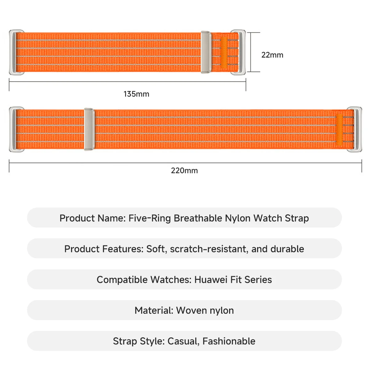 Nylon Band Bracelet with Bumper Frame Protector and Glass Screen Guard