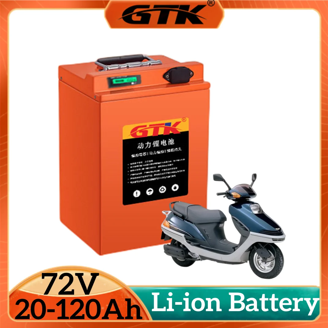 GTK – batterie Lithium-ion 72V, 25ah, triangulaire, avec BMS intégré, pour  vélo et trottinette électrique 4000/5000w, livrée avec un chargeur 3a -  AliExpress