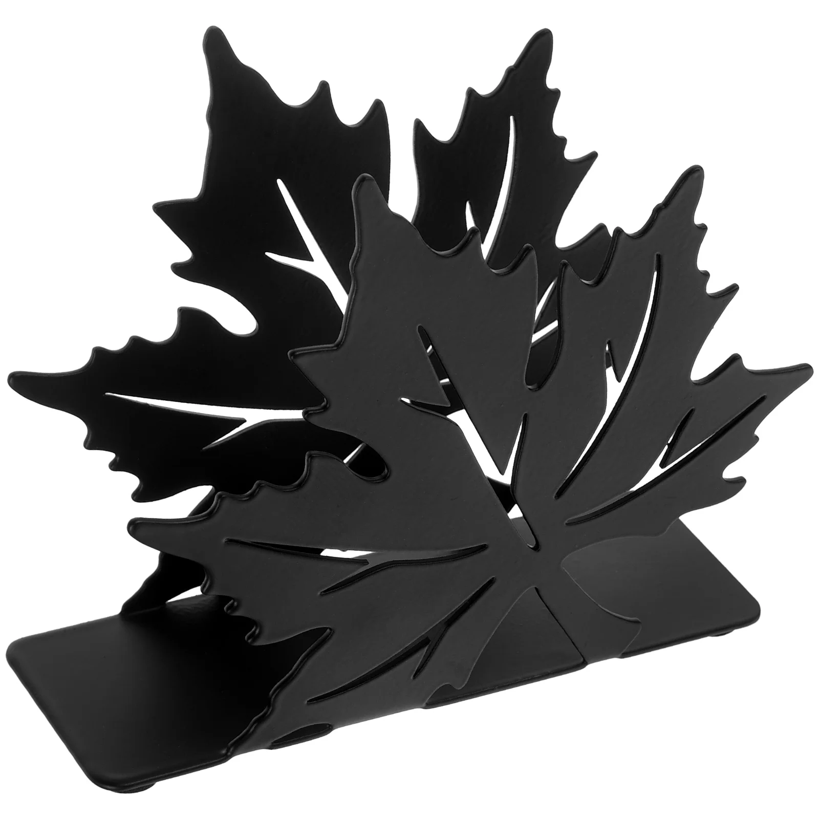 

Napkin Holder Decorative Tissue Holder Metal Serviette Holder Maple Leaf Napkin Dispenser for Restaurant