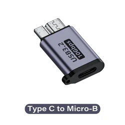 High - Speed USB - C to Micro - B Extender Adapter - 10Gbps Connectivity for Enhanced Data Transfer (A)