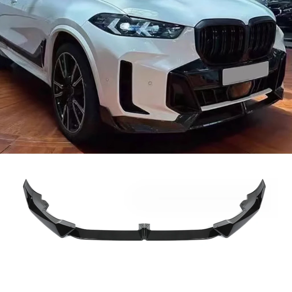 

For BMW X5 G05 LCI M Sport 2023 2024 Front Bumper Spoiler Lip Lower Body Kit Diffuser Splitter Tuning Guard Car Accessories