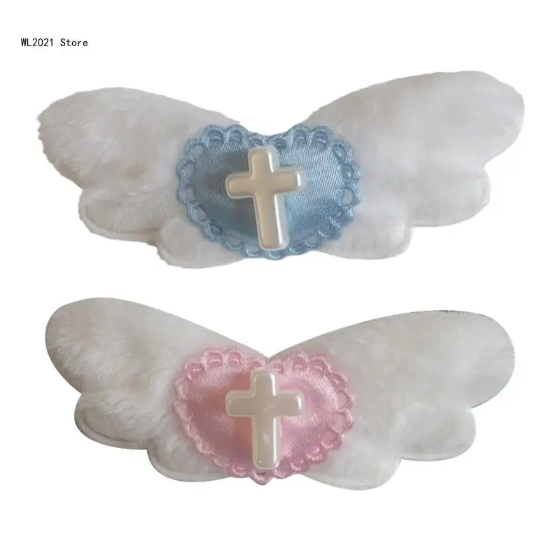 

Y2K Hairclip Angel Wing Hair Pin for Girl Fashion InsStyle BobbyPins Nonslip Hair Barrettes for Side Bangs Hair Ornament