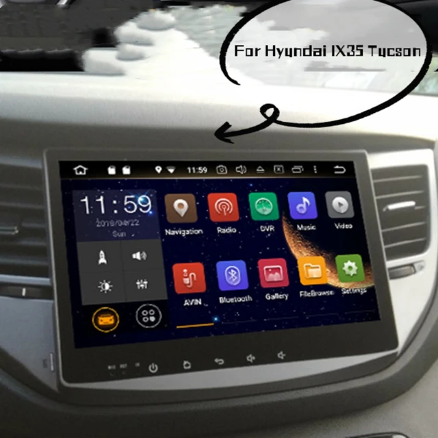 Car Radio 9.7' HD Video Multimedia Player for Hyundai Tucson 2015