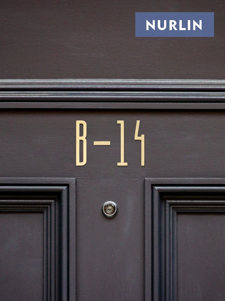 House Number Signs House Numbers Number Plate 70mm Brass Number Sign House Number