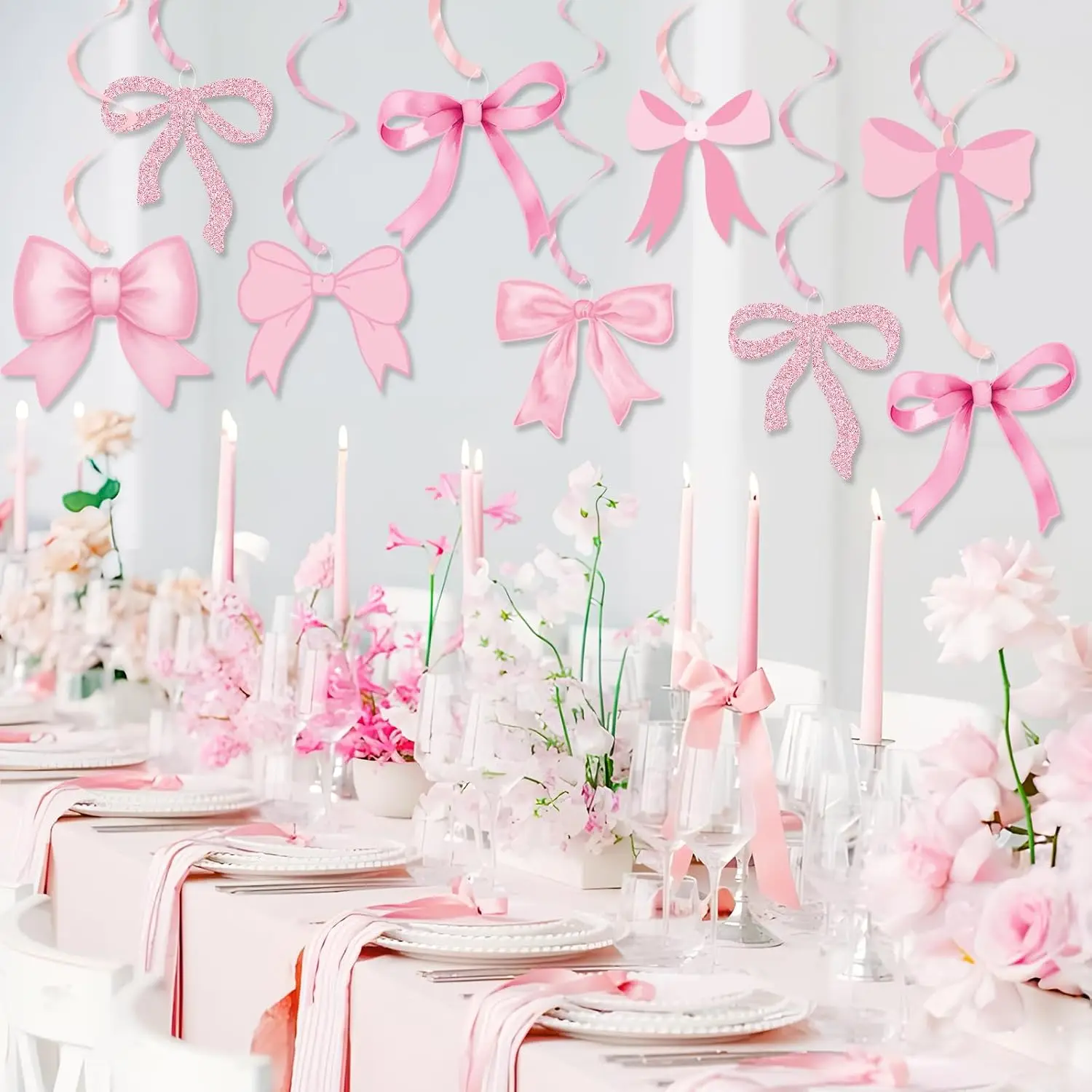 Pinkes Glitzer-Banner "That's Fetch" – Für Mädchen-Geburtstagsparty-Dekoration