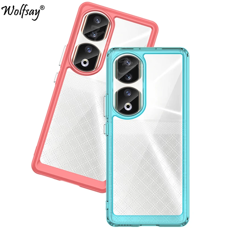 Custodia Morbida Trasparente Per Telefono Per Honor 90 Pro Custodia In Silicone Color Cover Posteriore Per Honor 90 Pro Custodia Per Honor 90 Pro 90 L