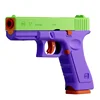 Blowback Laser Gun Manual Pistol Shell Throwing Toy Guns Soft Bullet pistolas Launcher Dual Mode for Adult Children Outdoor Game 5
