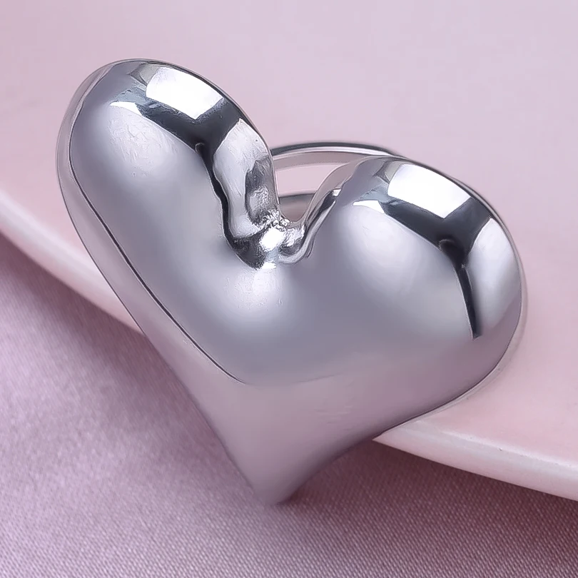 6pcs/Lot Silver Color Circular Butterfly Ring High-Quality Classic Flower Ring Stainless Steel Adjustable Opening Jewelry Gift 2