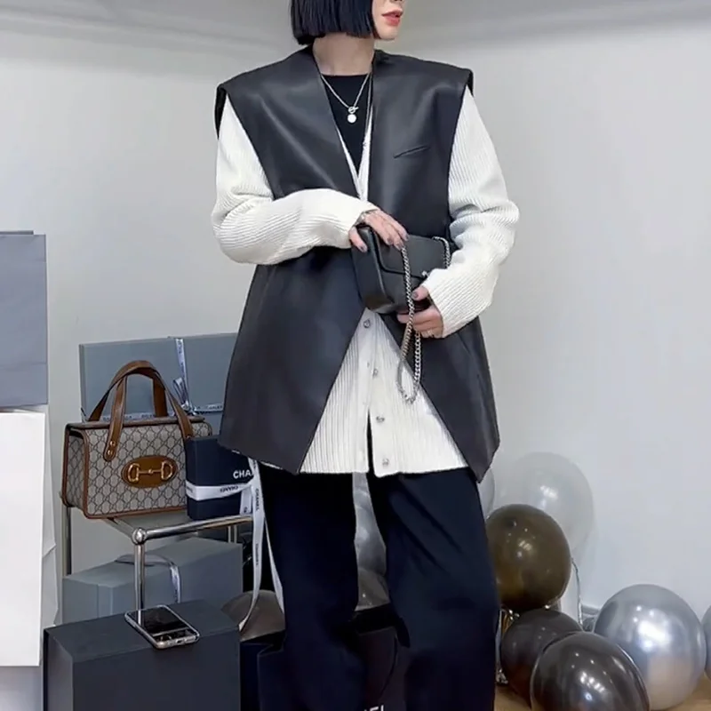 Рисунок 2 - Женский жилет из 2023 натуральной кожи