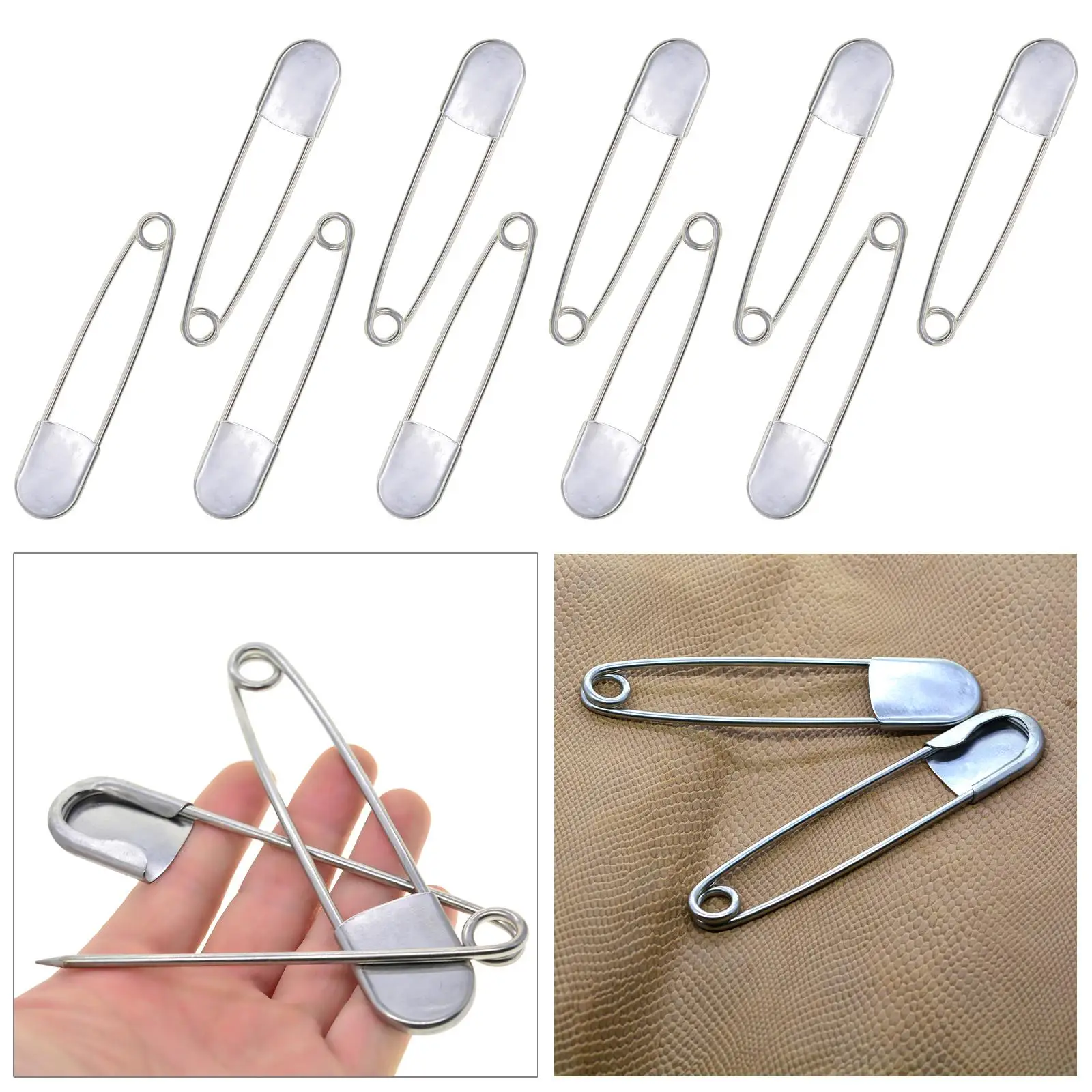 5 Inch Large Safety Pins For Clothes Big Safety Pins Heavy Giant Safety Pin  For