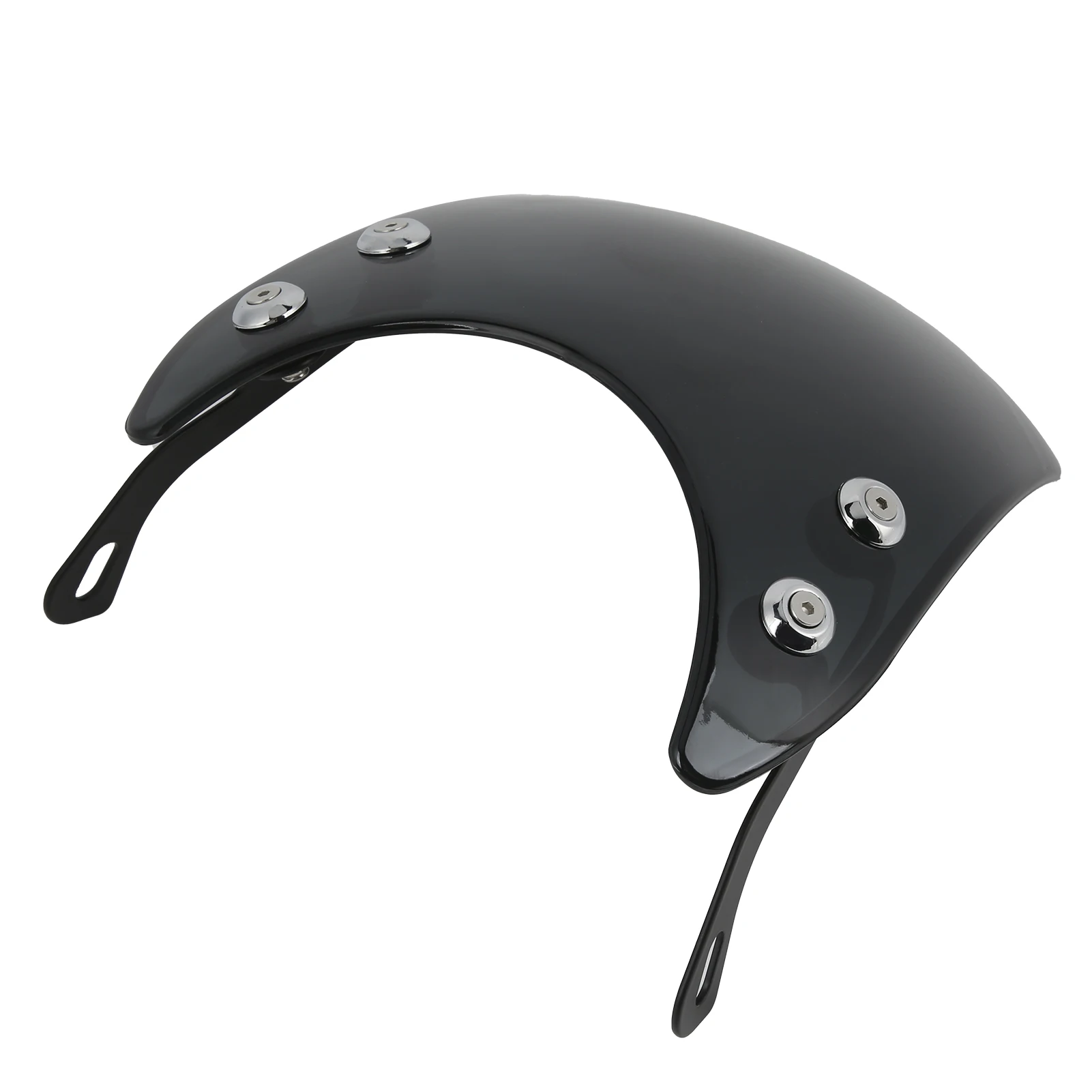 Retro visor style windshield