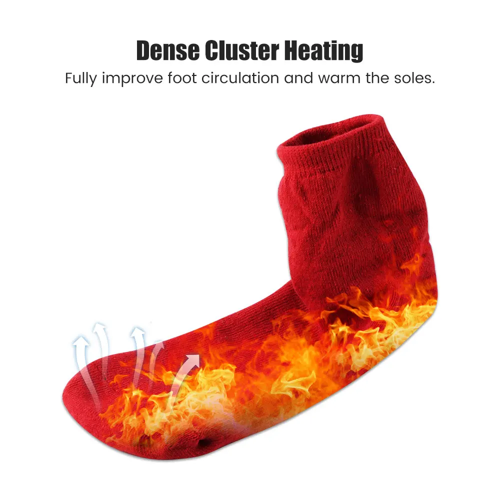 Heated Socks, Self Heating Socks for Men Women,Massage Anti-Freezing for Fishing Camping Hiking Skiing and Foot Warmer Anklet