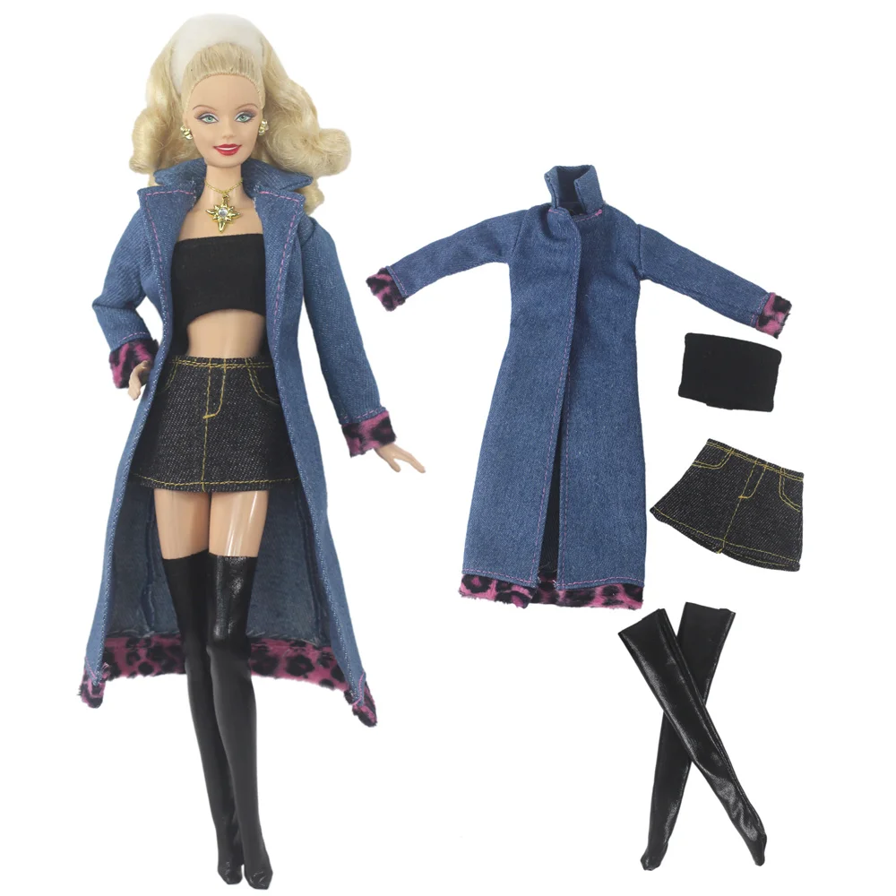 Set di abi casual e versatili di moda da 17 cm per bambole di