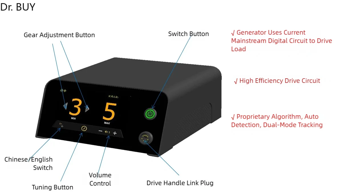 Ultrasonic scalpel main unit