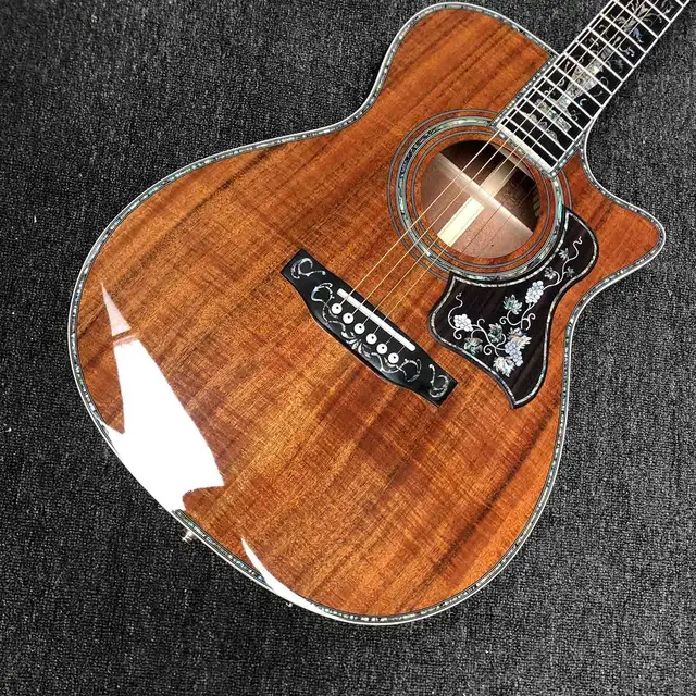 エレキギターPhil -2301386 アコースティックギター用ピックガード ローズウッド無垢材象嵌