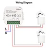 Tuya Smart WiFi Energy Meter Bidirectional 1/2 Channel with Current Sensor App Monitor Export and Import Power 80A AC110V/240V 4