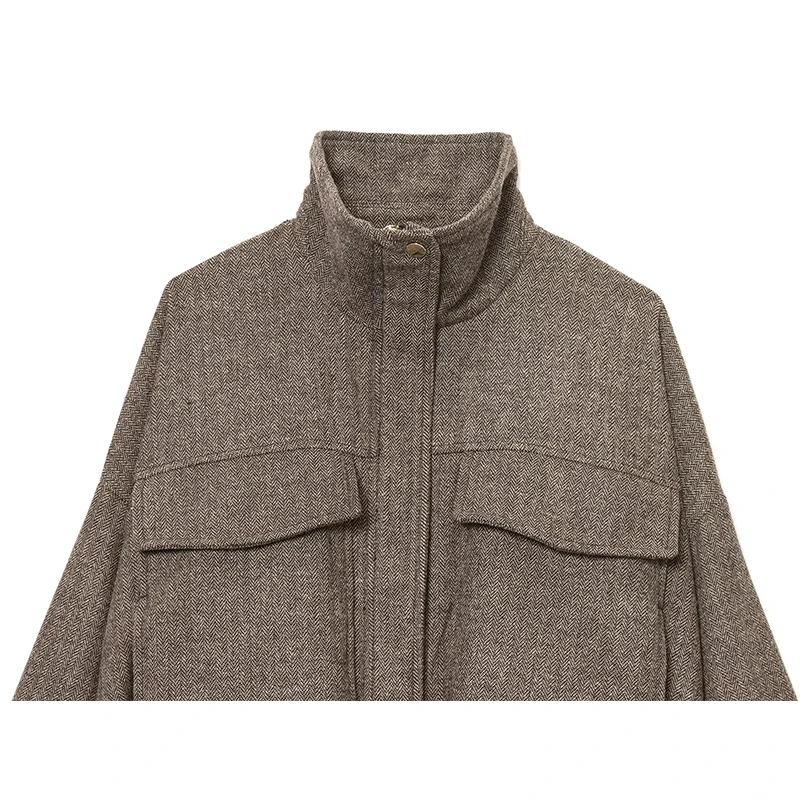 Women's Jacket Autumn 2025 New Fashion Long Sleeve Zipper Bomber Jackets Coat Casual Loose High Street New Outerwear