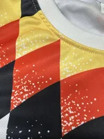 Maillot de football de l'équipe nationale allemande pour homme, coupe ajustée, respirant, haut d'entraînement léger, t-shirt de sport pour la remise en forme et les matchs 4